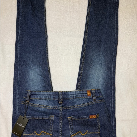 7 for all Mankind size 25 Blue Jeans - Picture 3 of 5